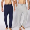 Daeyard Modal Sleep Bottom For Men Primavera Estate Long Johns Pantaloni casual Plus Size Pigiama Pantaloni elastici Soft Sleepwear 201109