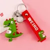 Leuke figuren Little Dinosaur Keychain Cartoon Doll Key Chain Anime Dierparen Gift Silica Gel Fashion Exquisite Keychains Jewe6873274