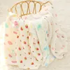 6 Layers Cotton Baby Receiving Blanket Infant Kids Wrap Blanket Sleeping Warm Quilt Bed Cover Muslin 220524