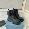 Winter Platform Cowboy Laarzen Vrouwen Dubbele Zak Tactische Mannen Lederen Platform Nieuwste Tas Tank Sneeuw Boot Top Casual Schoenen Maat 35-46