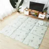 Patchwork Rattan Mat Halı Yatak Odası Tatami Zemin Katlama Bambu Dokuma Yaz Oturma Odası