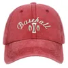 Berretto da baseball vintage regolabile snapback papà cappello tinta unita ricamo cappelli sportivi lavati invecchiati tinti