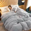 Filtar mjuk varm korallfleece flanell för sängar mjölk kast filt fast färg soffa täcker sängöverdrag vinterfjäder pläd