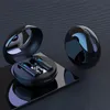 T15 trådlösa hörlurar Bluetooth 5.0 headset LED Display med mic hifi stereo sportörhängen hörlurar bas