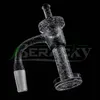 Beracky Full Weld Sablée Fumer Terp Slurper Set Avec Capuchon En Quartz Et Pilule 20mmOD Soudage Sans Soudure Bord Biseauté Sablage Slurpers Clous Pour Bongs En Verre Rigs