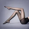 Sokken kousen klassieker zwarte dames traanbestendige nylon pantyhose high-taille vrouwelijk ademende elastische, strakke passende mode kousen