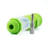 Octagon Silicon -Rauchrohr mit 2 ml Dabber -Jar -Behälter und 10 -mm -Titan -Nagel für Wachsstuhl Kit Smok Accessoires