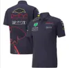 2022 novo terno de corrida de f1 de manga curta Fórmula One Team roupas de fãs masculinas personalizadas