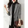 Women's Suits & Blazers Fashion Ladies Casual Blazer Women Jacket Long Sleeve Work Business Office Brown Spring Fall 2022Women's