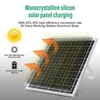 50W 100W Split Solar Laddlight utomhus inomhus LED -lampor Vattentät fjärrkontroll Smart Solar Wall Lamp för trädgårdsväg