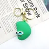 11 Letter Cartoon Alfabet Keychain DRIP Lijm Doll Weird Pattern Keychains For Girl Boy Letter Pendant Bag Accessoire