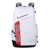 2022 AIR CUSHION USISEX ELITE PRO HOOPS Sports Propack Propack Student Computer Bag Bag Messenger Bag Junior Black White287F
