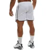 Gym Clothing Men Running Training Quick Dry Shorts Sports Casual Contrast Stretch Waist Breathable Fitness Slim ShortsGym