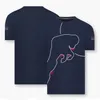 Uniforme da equipe de corrida de F1 2022 verão a mesma camiseta para fãs de Fórmula 1 uniforme de corrida personalizado top de manga curta