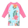 Baohulu UPF50  Print Baby Girl Swimsuit с длинным рукавом детские купальные костюмы для детского купальника для девочек мальчики дети 220426