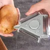Sublimeringsverktyg 3 i 1 skalare rostfritt stål potatisskalare skiva grönsaksrexare multifunktionella fruktkärlare skärare grees5590336