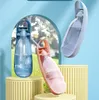 Dog Water Bottle Leak Proof Portable Puppy Water Dispenser med dricksmatare för husdjur utomhus vandring vandring mat klass plast