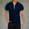 Polos pour hommes Couleur unie Casual Summer Tops Respirant Loisirs Pure Confortable Hommes Formel Manches courtes Chemise d'affaires pour hommes