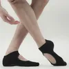 Sportsocken Damen Hochwertige Yoga Anti-Rutsch-Dämpfung Pilates Ballett Guter Halt für Damen Einfarbige Baumwollmischung