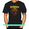 Coroner Punição para Decadência Metal Rock Camiseta Mens Tee Algodão Camiseta Moda Camiseta Top Tee 220702