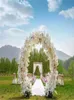 Декоративные цветы венки белые вишневые цветки искусственные ветви для свадебного арки моста украшения потолок фон стен декор фальшивый