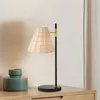 Floor Lamps Japanese Style Table Lamp Hand Made Rattan For Living Room Bedroom Decor Lighting Modern Home Bedside Standing LampFloor