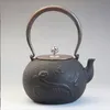 Bouteilles d'eau pivoine élégante 1.2L Japonais Haute qualité Théière En Fonte Cuisinière À Induction Bouilloire Avec Passoire Thé Pot Oolong QingJi pot