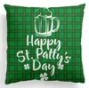 Kuddefodral St. Patrick's Day Pillow Cover Classic Green Throw Pillows Case St. Patrick Decorative Pillowcase SOFA Couch CUSHION COVING BEDDING SERDIES 32 DESIGN BC259