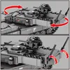 Military Tanks Challenger Leopard 2A7 Main Battle Tank Soldier Building Blocks WW2 Bricks Army Children Toys Gifts 220618