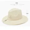 Chapeau de paille Panama pour protection solaire, Simple, peut écraser la paille, décontracté, en maille respirante, chapeau de plage, voyage en plein air, chapeau de pêcheur unisexe