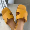 2022 Slipper Designer Women House Slippers Summer Luxury Flat Slides Ladies Beach Sandal Party Woman Woman Y220621