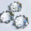 Kryształ żyrandola 25pcs/partia 38 mm AB Kolor Kryształy Krzyki Szklane Suncatcher Prism wiszące fasetowane na dekorację ślubną
