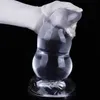 Transparent Like Glass Super Huge Anal Butt Plug Anale Femme Dildo Adult sexy Toys For Men Real Womans Analplug Prostate Buttplug