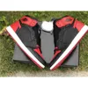 1 High OG Banned calcanhar com x sapatos de basquete homens negros varredity vermelho branco 2011 lançamento melhor qualidade esportes com caixa original 7-13