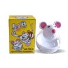 かわいい小さなマウスタイプの食品漏れタンブラーフィーダーボールインタラクティブキャットおもちゃマウスのための猫食品餌祭りペットおもちゃ