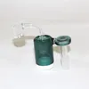 14mm multifunktion Glas Ash Catcher Bowl för vattenpipor Gourd percolator Två joint size -silikonnektar