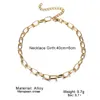 Chokers Punk Gold Farbe Choker Halskette für Frauen Mann Muschel Halsketten Statement Big Miami Cuban Chunky Dicke Kette Schmuck GeschenkChokers Sidn2