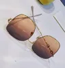 Fyrkantiga överdimensionerade solglasögon guldgrå skuggade för kvinnliga sommarglasögon solskuggor gafas de sol Sonnenbrille uv400 glasögon med låda