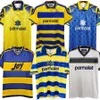 95 97 98 99 2000 Parma Retro futbol Forması Ev 98 99 00 FUSER BAGGIO CRESPO ORTEGA CANNAVARO Futbol forması BUFFON THURAM futbol camisa