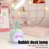 Table Lamps Cartoon Desk Lamp Eye Protection Energy-Saving Reading USB Charging Sleeping Night Light For Kids GiftsTable