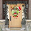 2021 Christmas Thief Stole Grinch Plush Leg Christmas Stuffed Leg Toy Doll Front Door Wreath Decor Christmas Tree Ornaments L220531