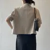 Blazer Frauen Klassische Büro Dame S-4XL Kurzarm Einfache Freizeit Alle-spiel Japan Stil Elegante Student Mode Mujer 220812