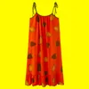 Women's Sleepwear Strawberry Print Sleepshirts Full Pure Cotton Women Lovely Home Dress Sling Summer Nightgowns M L XL XXL XXXL 4XLWomen's