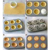 Kolstål Flower spetsar Bakeware mögel frukt ägg tårta glutinous risbåt pajkaka dessert mini cupcake kex mögel 220601