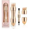 4 in 1 Makeup Tool Foundation Eyebrow Brush Eyeliner Blush Cosmetic Concealer Professional Brushes W220420