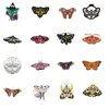 50Pcs Retro Butterfly Stickers Moths Graffiti Stickers for DIY Luggage Laptop Skateboard Motorcycle Bicycle Sticker