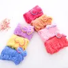 Microfibre Quick Hair Drying Bath Towel Spa Bowknot Wrap Towels Cap Bathroom Accessories Bonnets For Women Designer Shower Caps 0423