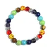 Wholesale Beaded Bracelets,7 Chakra Bracelet,crystal Gemstone Natural Stone Jewelry For Women Yoga Meditation