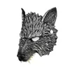 Halloween 3D Masque de loup Masques de fête Cosplay Masque de loup d'horreur Accessoires de décoration de fête d'Halloween GC1412245m