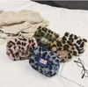 Leopard Print Handväska Tjej Cross-Body Bag Winter Mini Princess Style Single Shoulder Bag Barnsäckar